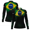 Camisa P Agro Feminina Brk Brasil com Proteção Solar UV50+