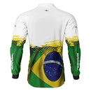 Camisa G Agro Brk Brasil Branca com Proteção Solar UV50+