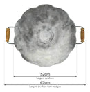 Tacho de Arado 52cm Original em Aço de Carbono